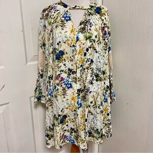Umgee Floral Mini Dress A1